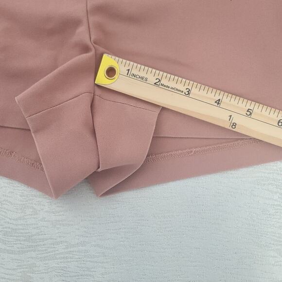 Express Corset style lace up Y2K vibes women's shorts rose pink Mid rise Size 8 - Picture 5 of 9